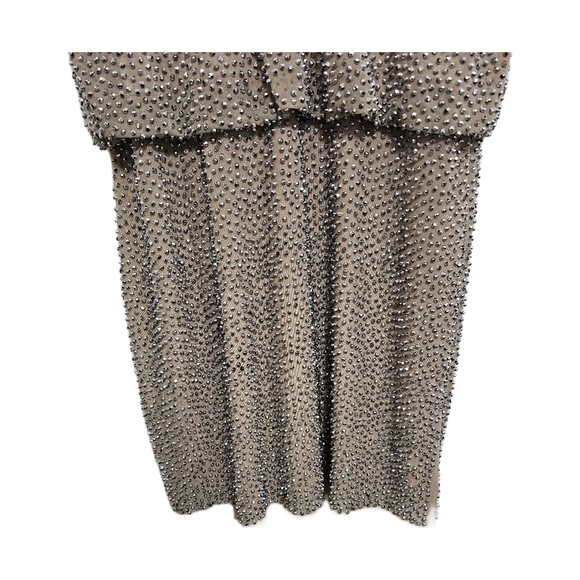 Y2K Cache beaded mesh sleeveless party cocktail evening lined mini dress 6 - Picture 12 of 16